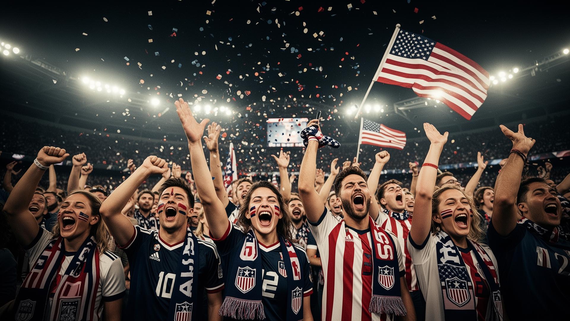 American soccer fans